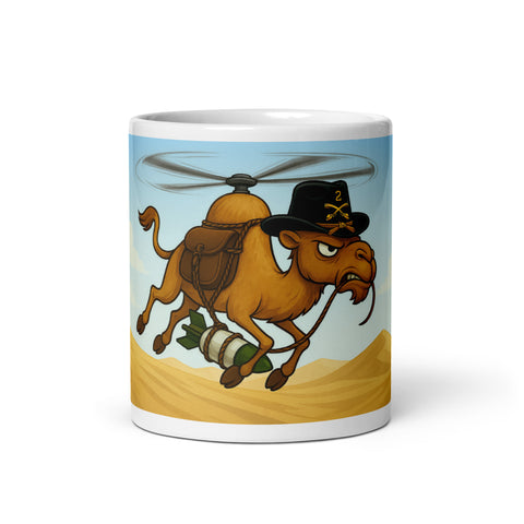 2ACR - Air Cav Camel - White glossy mug