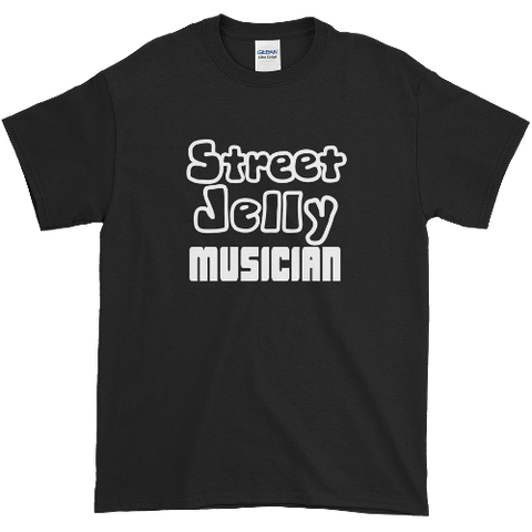 StreetJelly Musician B&W Ultra-Soft Cotton T-Shirt